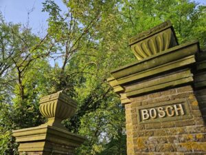 Boschwijk, landgoed bij Zwolle. Te zien tijdens de fietsroute over de Twentseweg. Credit Omheining